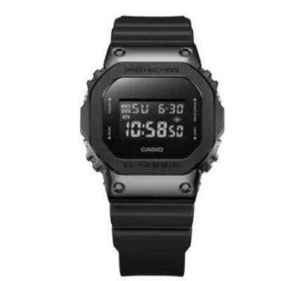 Casio G-SHOCK GM-5600UB-1JF Black Metal Case Digital LED Light