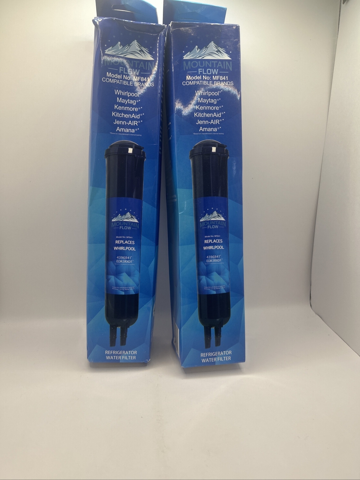 2 Pack Mountain Flow MF841 Refrigerator Water Filter for Whirlpool new