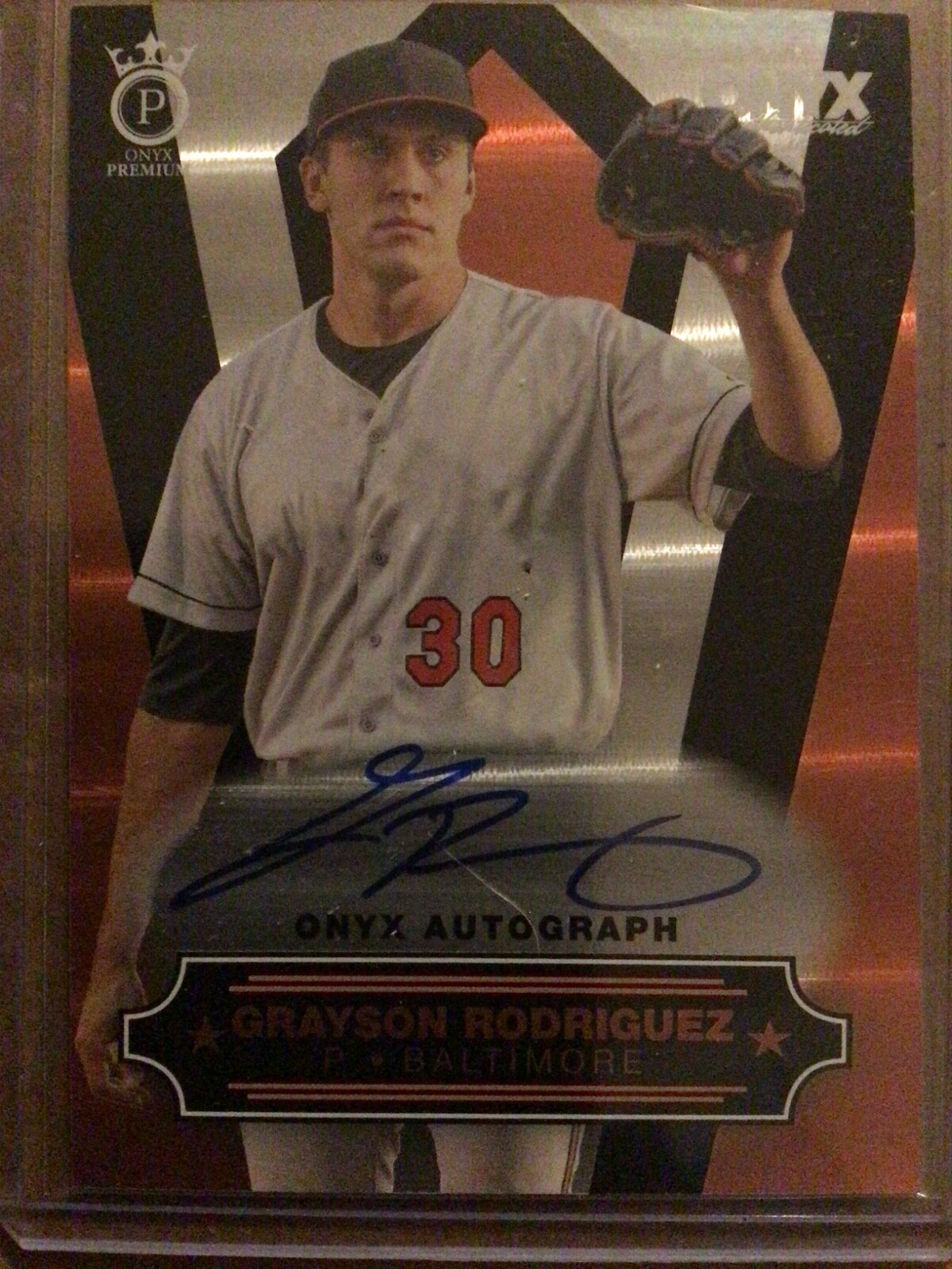 2022 Onyx Premium Grayson Rodriguez /270 Auto Autograph Card Orioles