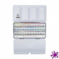 Schmincke Horadam Aquarell-Set Im Metallkasten, 36 X 1/2 NäPfchen