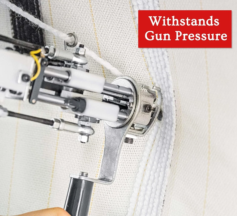 Tela de respaldo primaria 4 x 2 m para alfombras pistolas de acolchado tela de tejido Foto 3 de 4