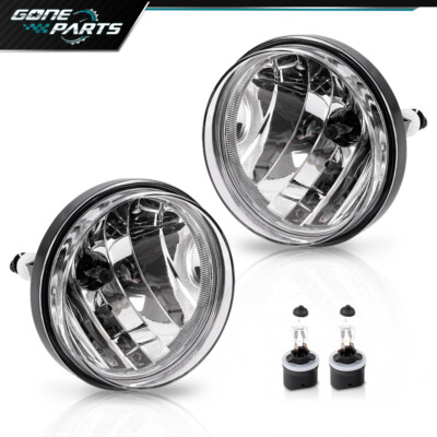 Pair Fit For 07-13 GMC Sierra 1500 2500 Front Bumper Fog Lights Lamps Left+Right