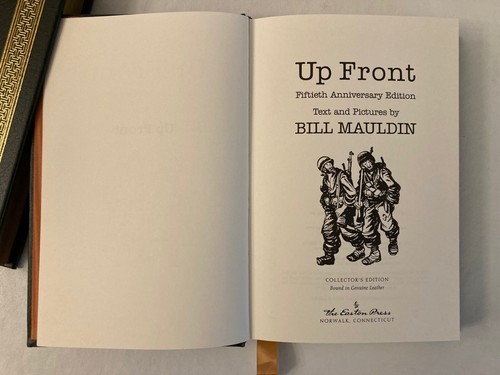 Easton Press ERNIE'S WAR & UP FRONT Ernie Pyle & Bill Mauldin HC LN - Picture 9 of 13