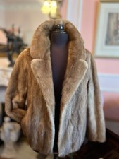 Beautiful Real Mink Fur Pastel Mink Jacket