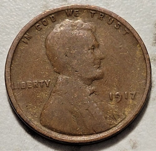 1917 P U.S. Lincoln Wheat Penny Free S&H BIN842