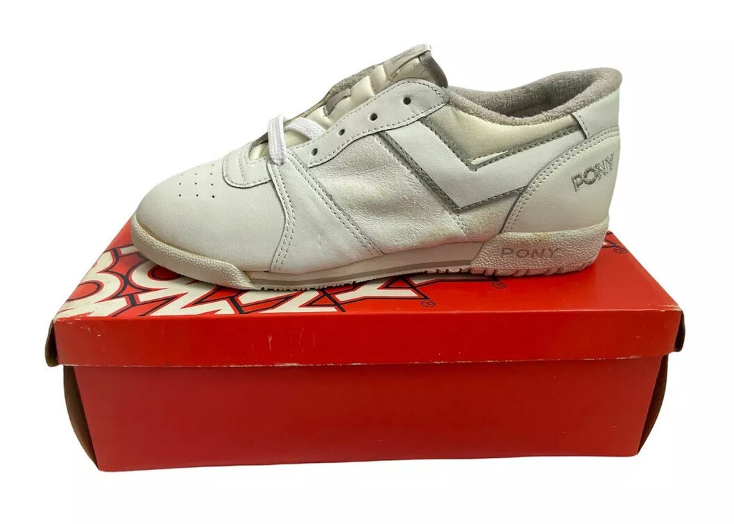 scarpe sneakers vintage pony toner II lo tops donna taglia 6 5 fondo di magazzino nuove con scatola 1984