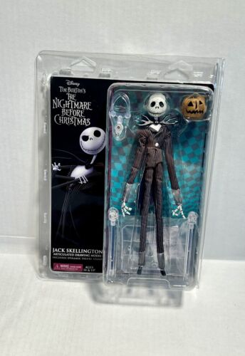 Disney The Nightmare Before Christmas Jack Skellington 9” Clothed Figure Neca - Picture 1 of 4