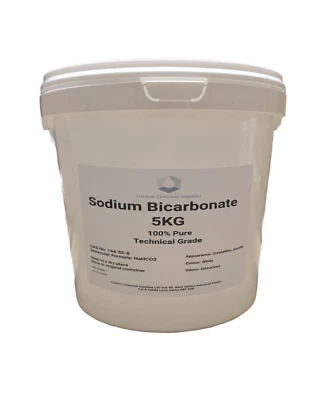 CUSTOM CHEMICAL SUPPLIES Sodium Bicarbonate Baking Soda Bicarbonate Soda 100% 500g 1KG 2KG 5KG 10KG 20KG
