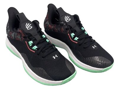 Size 8.5 - Under Armour Curry Splash 2 HOVR Black Antifreeze