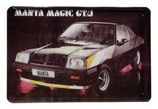 Blechschild 20x30 OPEL Manta GT/J Werbe Schild Kult Auto Sammler Geschenk