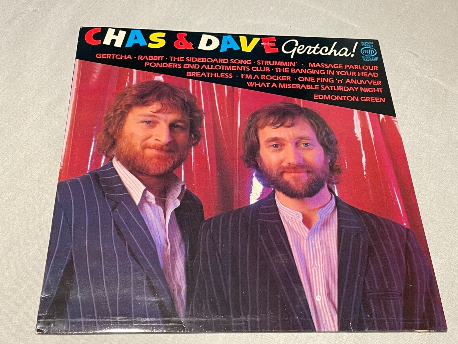 Chas & Dave - Gertcha! - Vinyl Record LP Album - 1983 Music For Pleasure