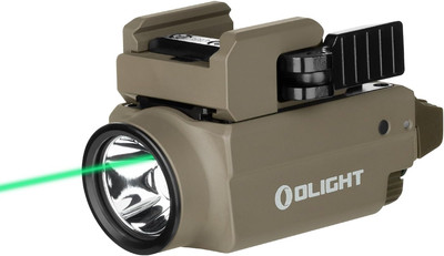 Baldr S 800 Lumens Compact Rail Mount Weaponlight with Green Beam and White LED 