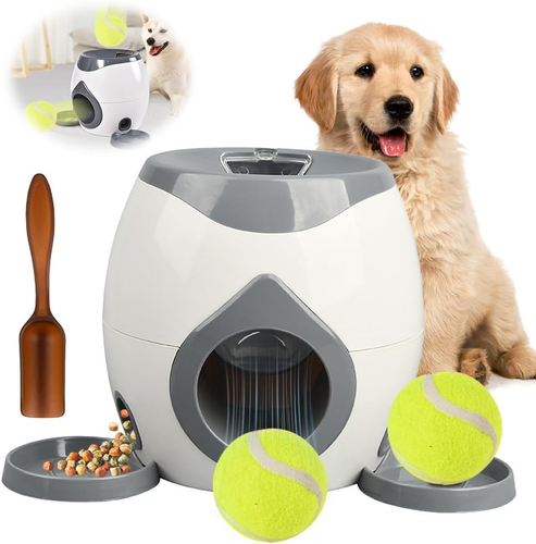 Automatic Dog Ball Launcher, 2025 New Dog Tennis Ball Throwing Machine, Dog Thro