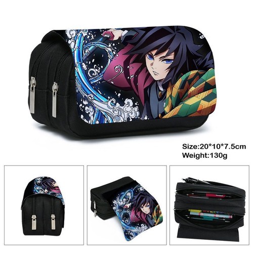 Astuccio portamatite studente Demon Slayer Kamado Nezuko borsa cancelleria anime regalo - Foto 35 di 37