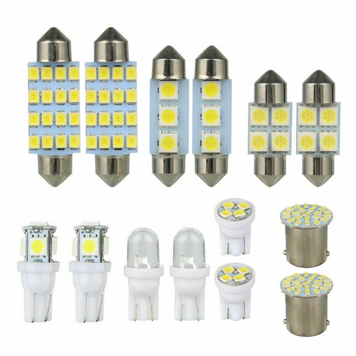 14Pcs T10 36mm LED Interior Car Accessories Kit Map Dome License Plate Lights - Picture 3 of 12