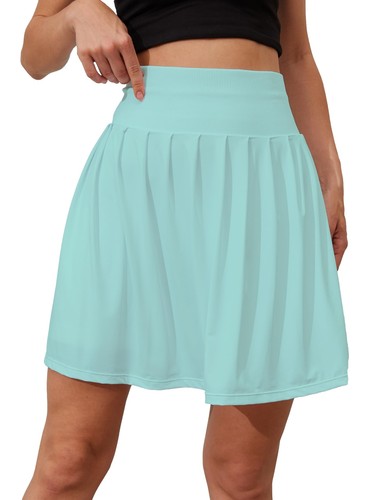 Women's Tennis Golf Skirts Built-in Shorts High Waisted Athletic Pleated Skir... - Picture 3 of 4