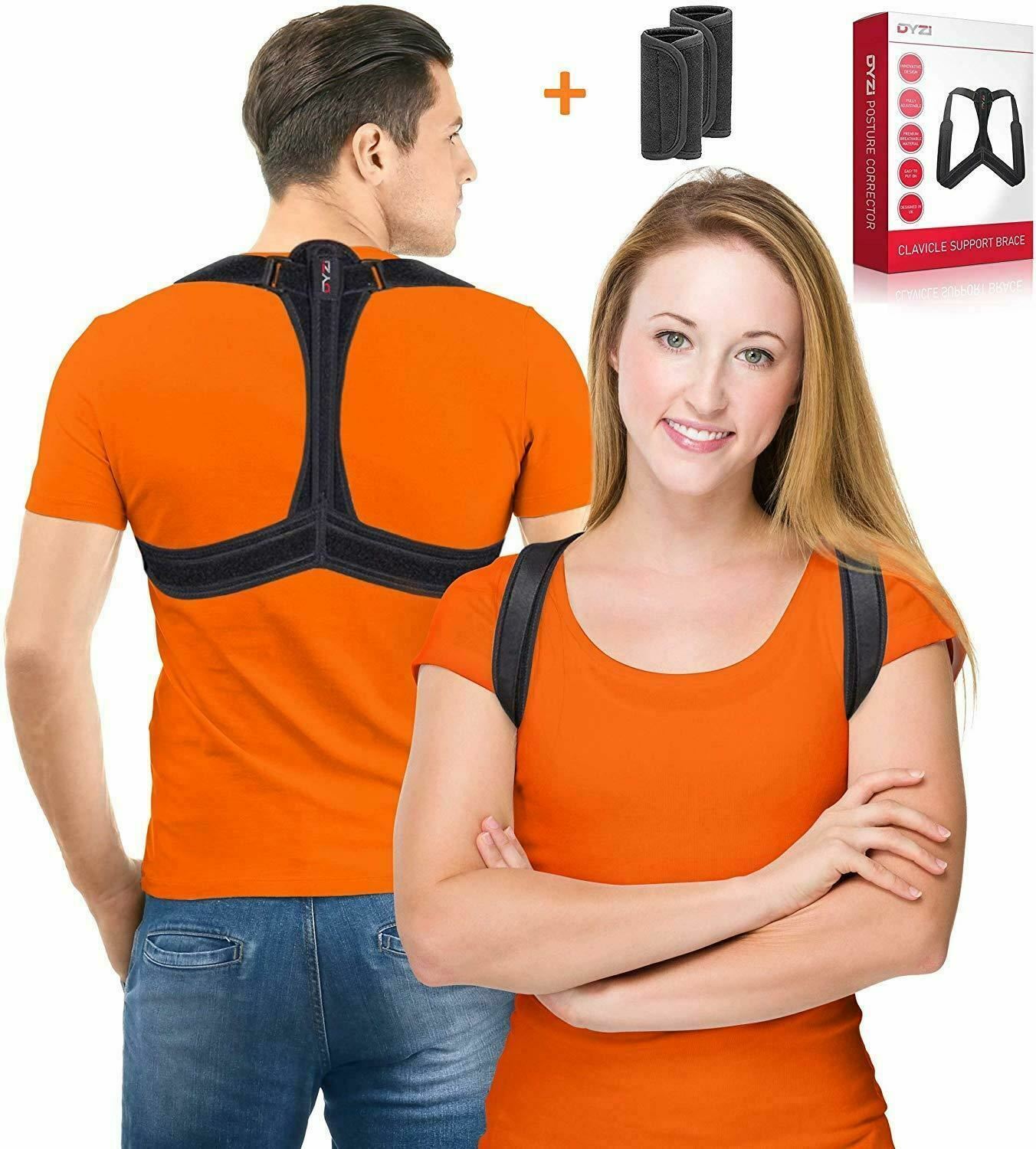 DYZI POSTURE CORRECTOR - MEDIUM, SHOULDER / BACK PAIN SUPPORT BRACE MEN / WOMEN