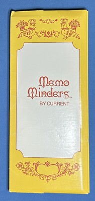 Vintage Memo Minders by Current with 2 note pads and 1 shopping list.