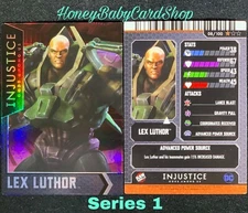 Injustice Arcade Series 1 Out of Print Card 8 Lex Luthor Holofoil