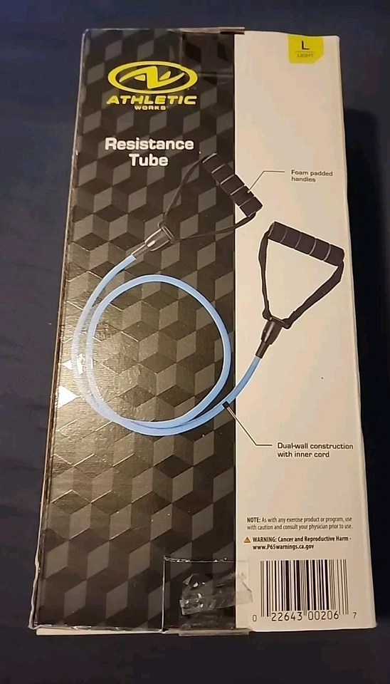 Banda de Entrenamiento Tubo de Resistencia Ligera Extra Pesada Athletic Works Totalmente Nueva Foto 2 de 4