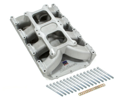 Edelbrock Dual-Quad Carbureted Intake Manifold for Chrysler Hemi Gen II