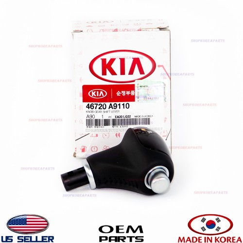 Genuine Knob Gear Shift Lever Leather Wrapped OEM Kia Sedona 2015-2018 - Picture 4 of 8