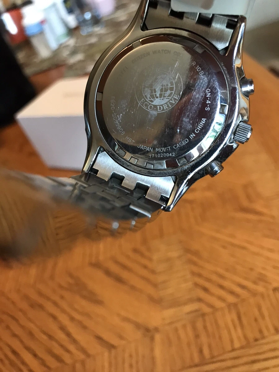 CITIZEN GN-4-S ECO-DRIVE MENS SS AUTO DAY DATE