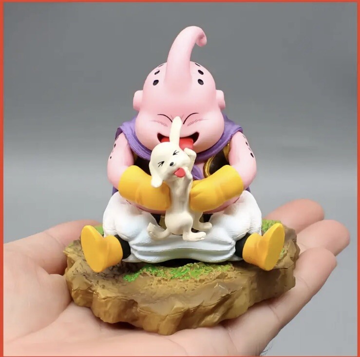 Dragon Ball Z Anime Figure | Majin Buu with Dog | Dog Lover
