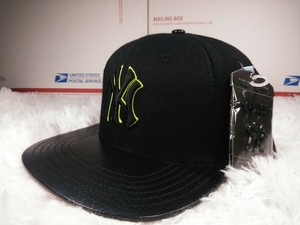 leather yankees hat