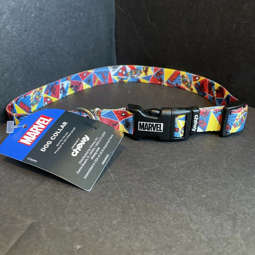 Marvel Spiderman Comics Hundehalsband Größe S 10" - 14"" x 5/8" - Bild 6 von 6