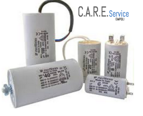 Condensatori 450V da 1.5 mF a 70 mF attacchi con faston e vite di serraggio GU9545 Condensatori 450V da 1.5 mF a 70 mF attacchi con faston e vite di serraggio GU9545