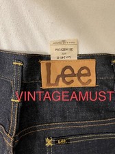 vintage Lee Riders 101Z 1950 Selvedge Jeans NEW With Tag Museum Grade 28x30
