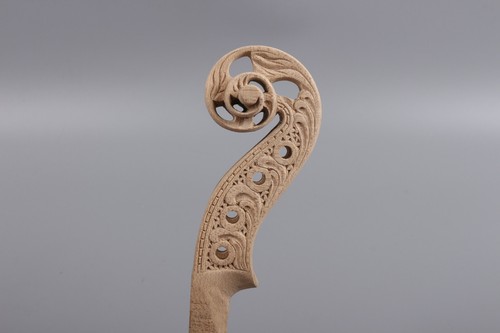 4/4 Violin Neck hand carved maple violin necks Violin accessories - Picture 5 of 6