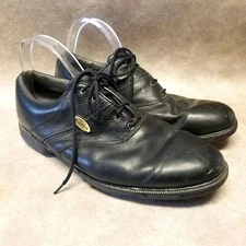FootJoy Mens E-Comfort 57838 Size 11.5 Black  Lace Up Oxford Golf Shoes