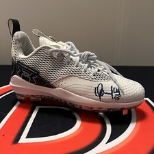 Oswaldo Cabrera Signed Game Model Cleat Autographed Inscription Steiner CX COA