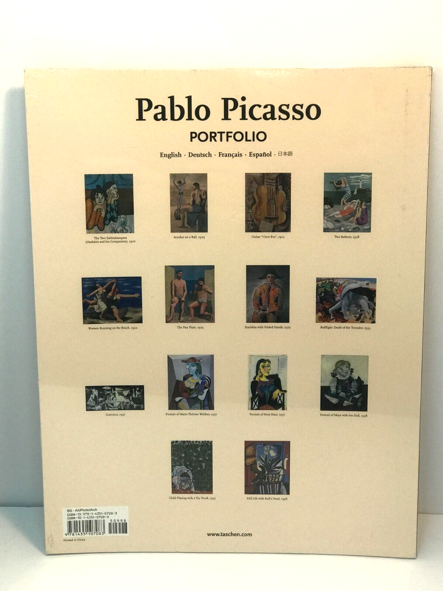 Pablo Picasso Taschen Portfolio 14 Beautiful Works Art Book