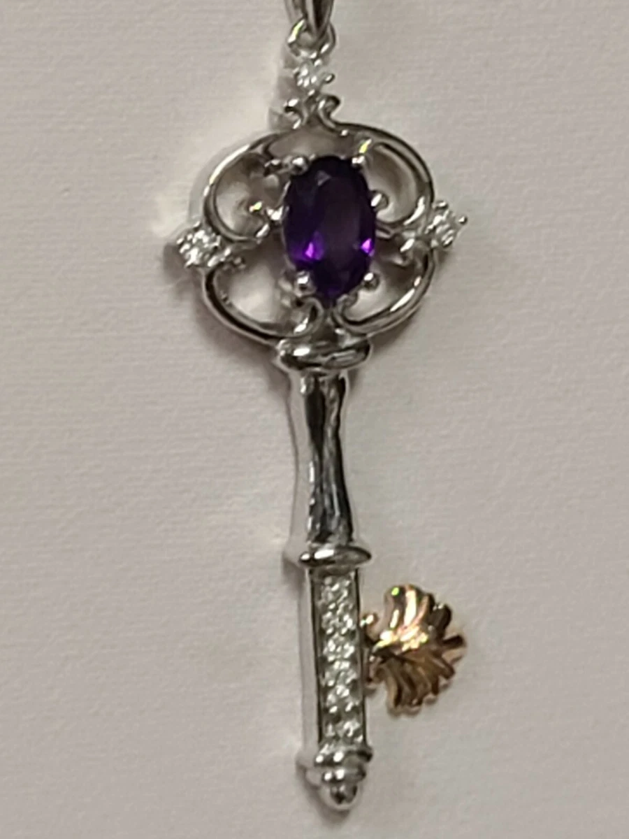 disney enchanted daimond with amethyst Ariel necklace eBay