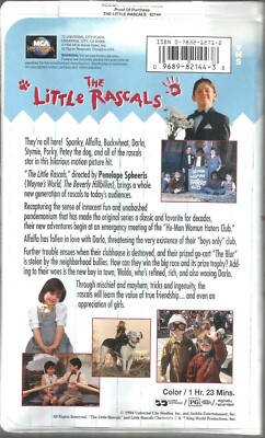 The Little Rascals VHS 1995 Travis Tedford Bug Hall Brittany