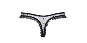 Agent Provocateur MADELINA Thong S/2 NWT Black Orig. $115 VERY RARE! [L]