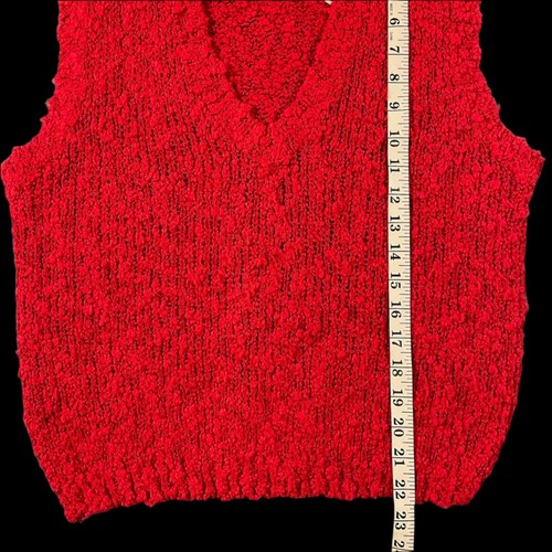 60s vintage knitted sweater vest - size M - Picture 4 of 5