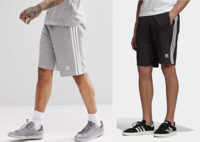 Adidas Originals Herren Baumwollshorts 3 Streifen Adidas Trefoil Freizeit Smart Shorts