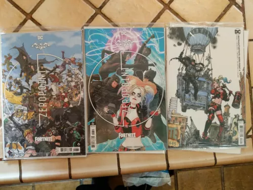 Batman Fortnite Zeropoint #6 1st's Polybagged w/code All 3 Covers FREE SHIPPING