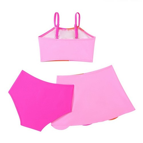 Girls Beachwear Seaside Swimwear Holiday Swimsuit Shorts Skirt Tankini Tank Top - Picture 5 of 30