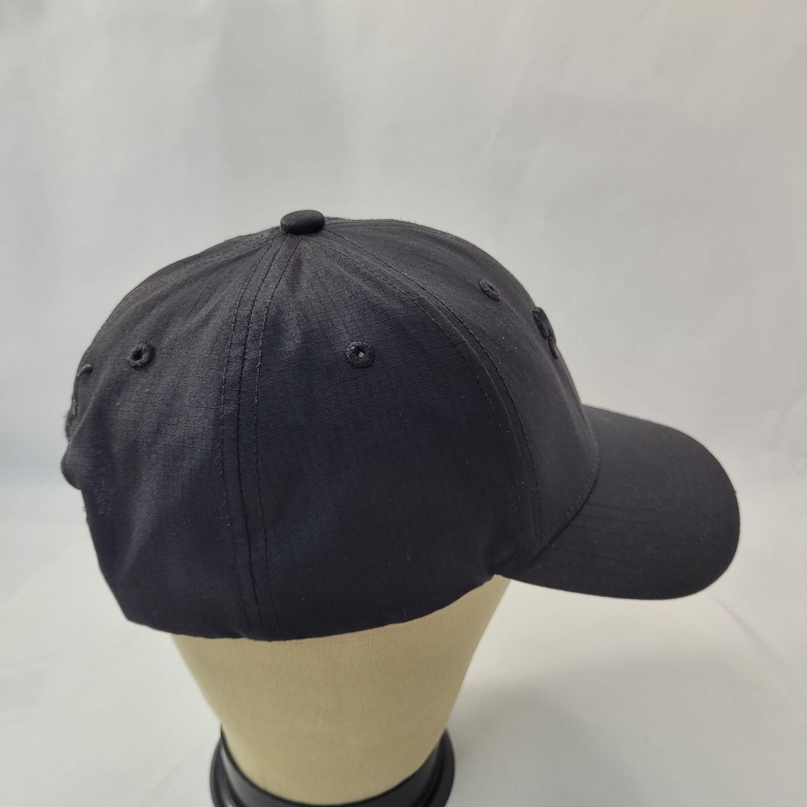 Puma Men's Baseball Cap Hat Solid Black Snapback - image 7