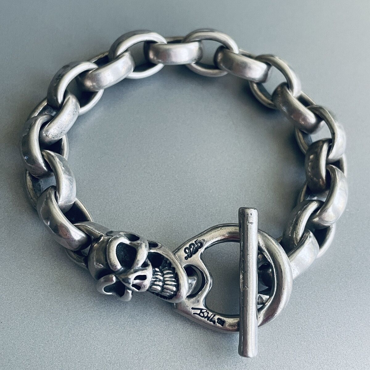 Ross Scott Native American Navajo Sterling Silver Bear Bracelet Ross Scott Native American Navajo Sterling Silver Bear Bracelet