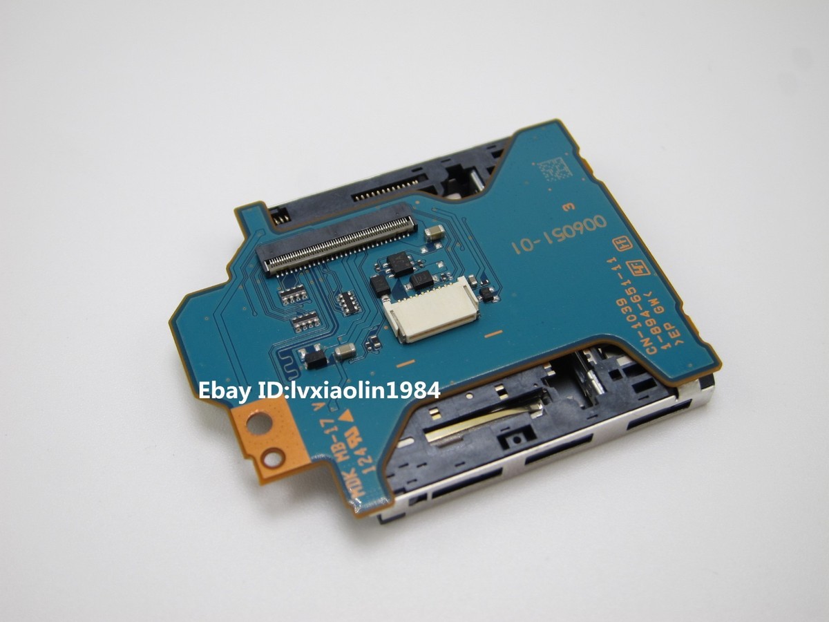 New SD Memory Card Slot Reader Board PCB Assy CN-1039 For Sony