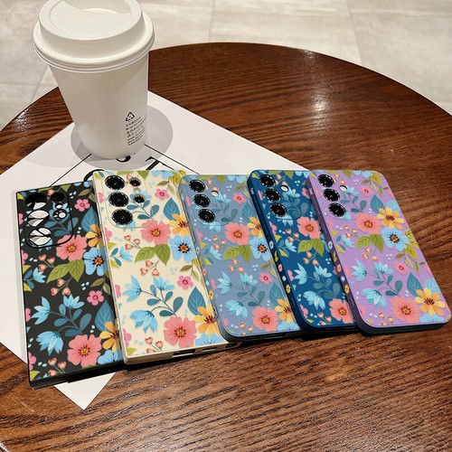 Funda Para Samsung Galaxy A55 A25 A15 A54 A14 S25 S24 Ultra Delgada Floral Cubierta Suave - Imagen 7 de 17