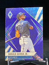 2021 Panini Chronicles Phoenix Blue Velocity #8 Ronald Acuna Jr. Atlanta Braves