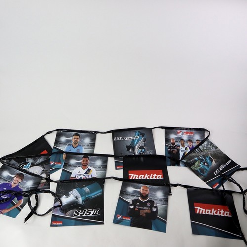 Makita MLS Official Power Tool Major League Soccer 20' - 12 Flags String Banner - Picture 8 of 12