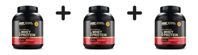3 x Optimum Nutrition 100% Whey Gold Standard (2000g) Delicious (50,00 EUR/kg)